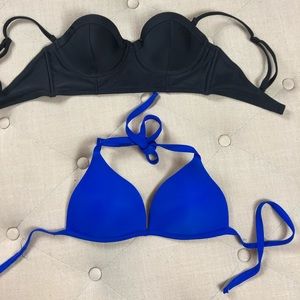 Size XS push up swim suit tops